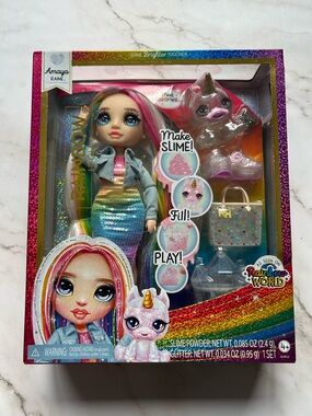 2023 Rainbow High Amaya Raine With Slime Kit And Pet Doll